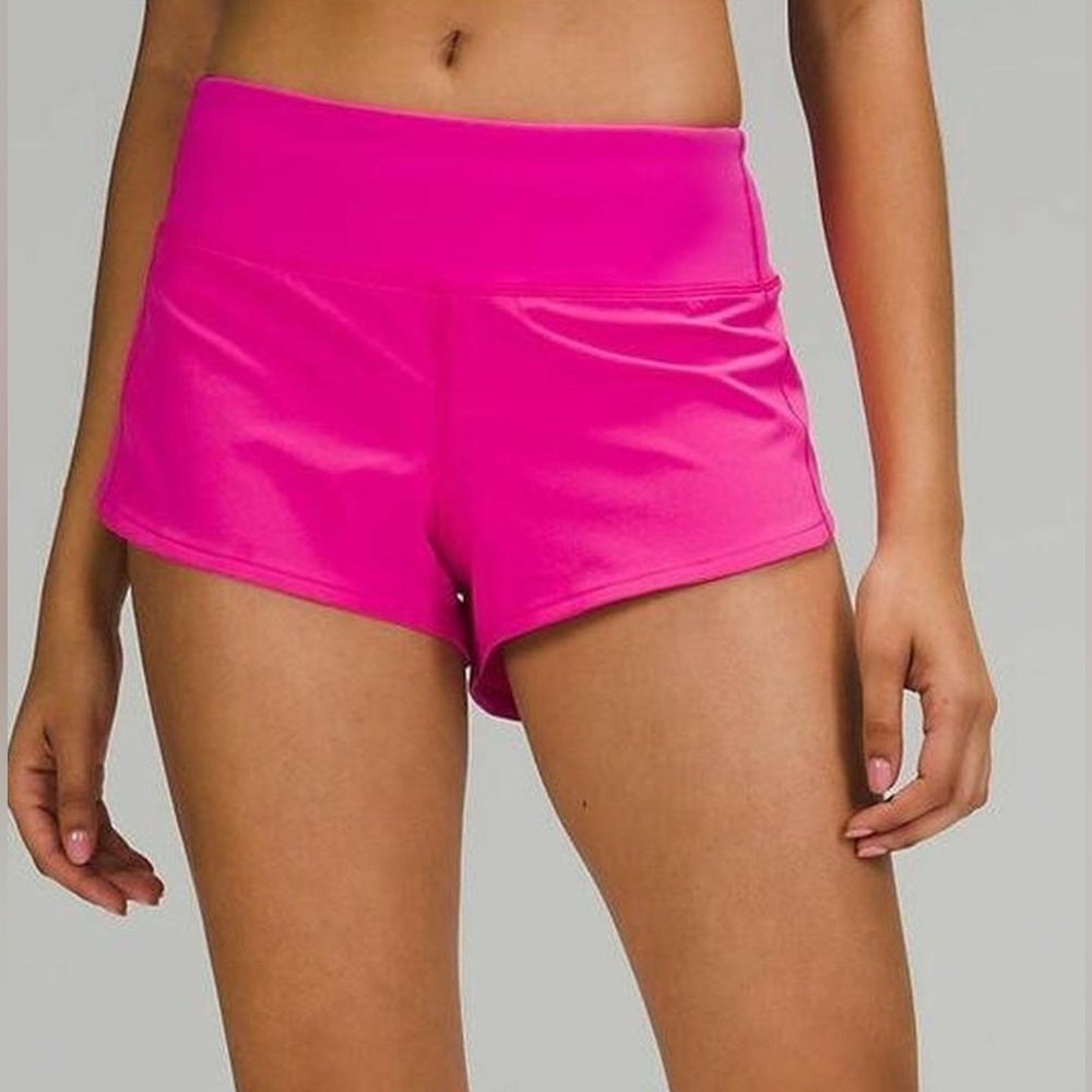 Sonic pink lululemon shorts